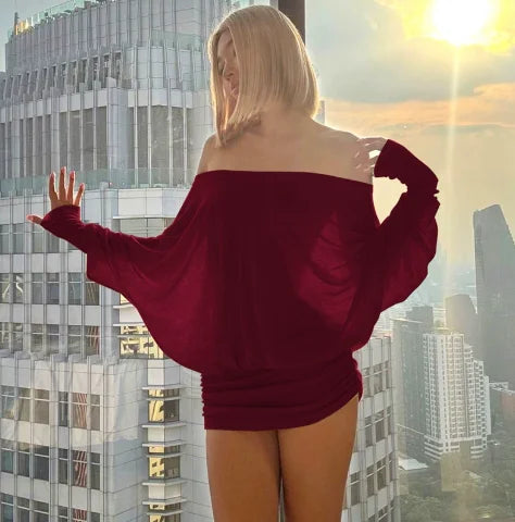 Off Shoulder Mini Dress