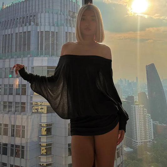 Off Shoulder Mini Dress